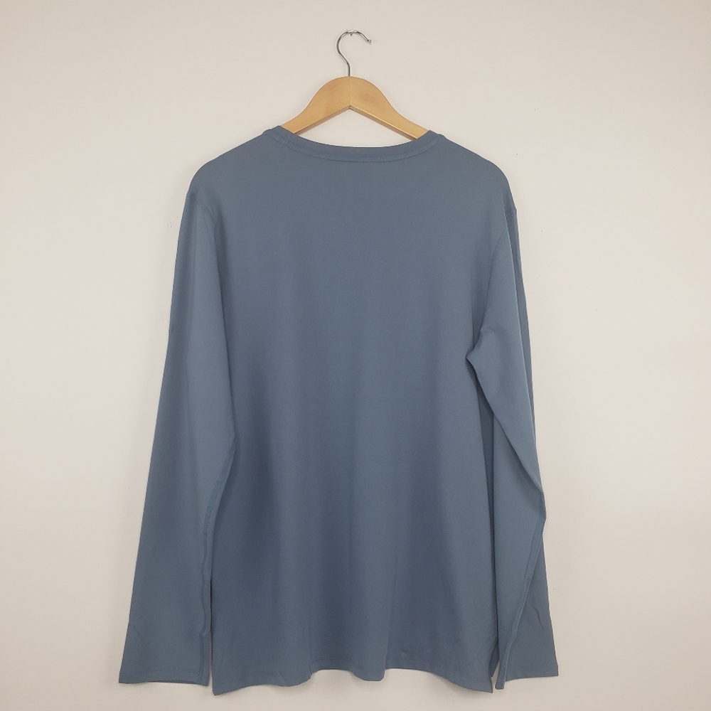 *3/$25 NWT Mens Long Sleeve Performance T-Shirt Large - Picture 7 of 13